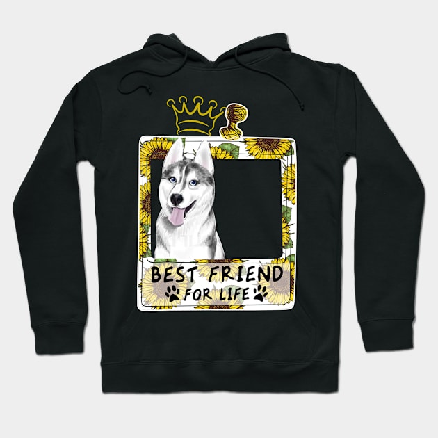 Best Friend For Life T shirt For Husky Lovers Hoodie by Elsie